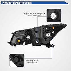 oEdRo Headlight Assembly Compatible with 2008 2009