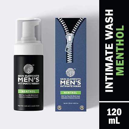 Skin Elements Intimate wash for Men with Menthol, 120 ml (Hygiene wash for Men)