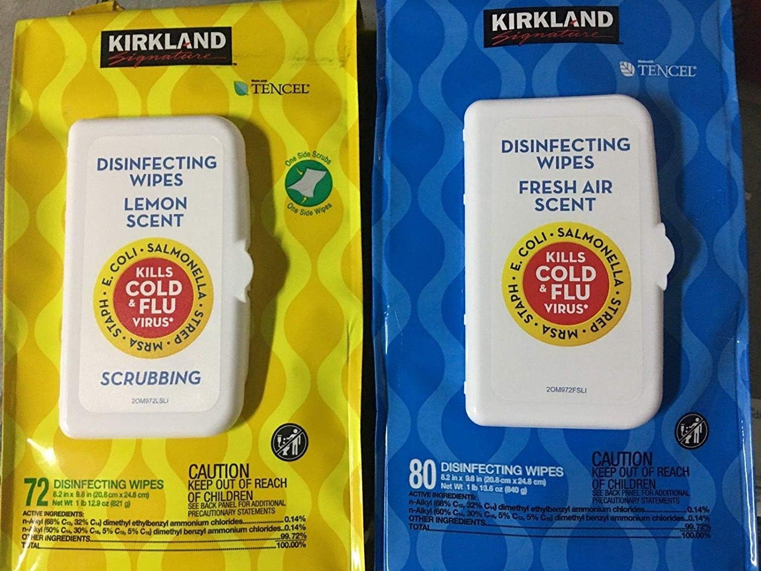 amazon kirkland disinfecting wipes
