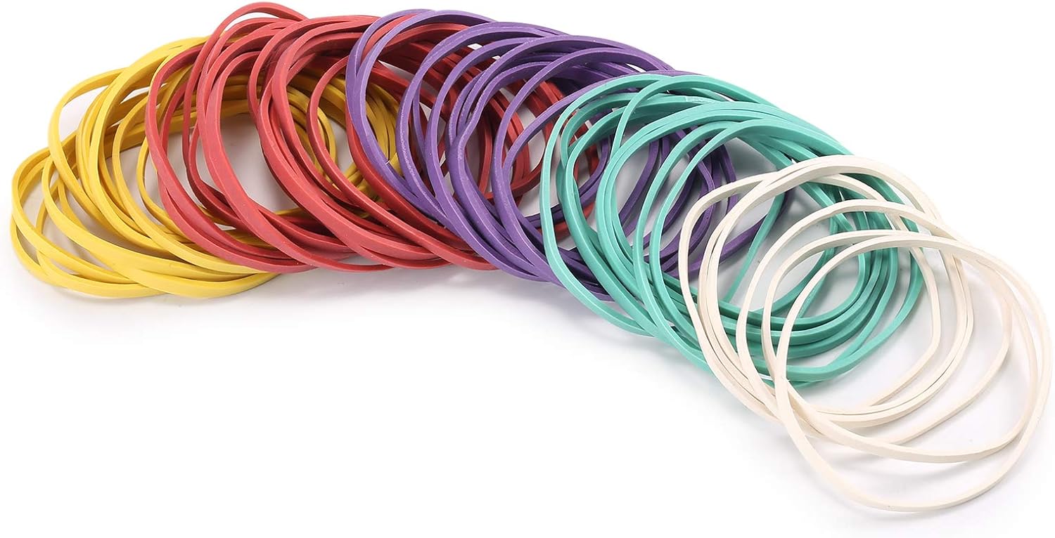 iDream365 Rubber Band Ball, 150gm(About 180 Bands per Ball), Assorted Colors Rubber Bands Elastics Bands for Home, Office : Office Products