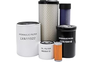 LVA21194 Maintenance Filter Kit Fit for John Deere 4210 4310 4410 Compact Utility Tractor OE# M806419, LVA10419, LVA11522, M8