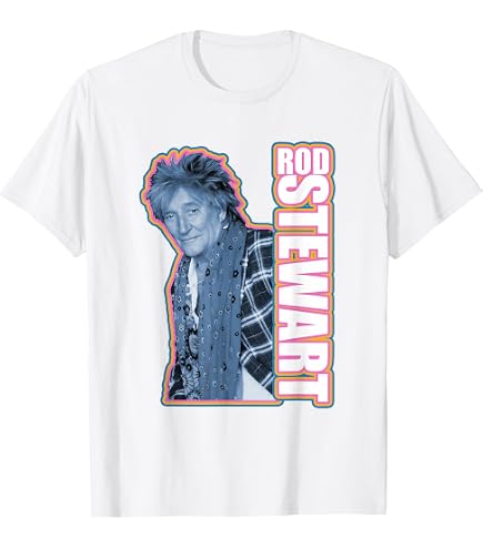 Amazon.com: Rod Stewart Official Rock The Holidays T-Shirt T-Shirt