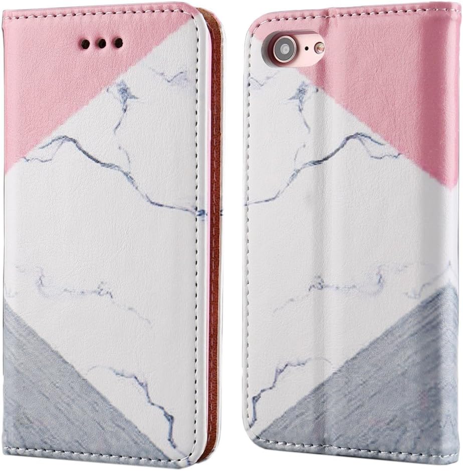 iPhone 5 Case iPhone 5S Wallet Case iPhone SE Marble Case LCHULLE PU Leather Marble Stone Case Magnetic Folio Cover Shockproof Soft TPU Case with [Card Slots] Stand Flip Case Cover
