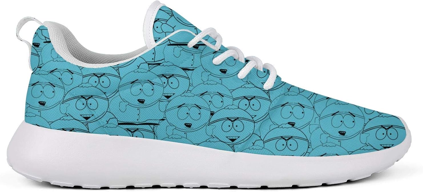 Amazon.com | ZWEN Eric Cartman Colorado Park Eric The Fat Kid Womens Mesh Lace Up Sneakers 