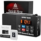 PARANORMIC Spirit Box for Ghost Hunting | Recording Function, 5-Speed Fast Sweep, 10+ Hours of Use Per Charge &amp; 32GB Card for EVP Sessions