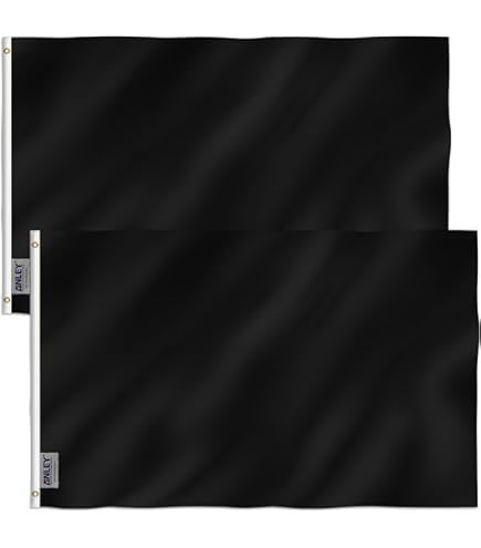 Amazon.com : XIFAN Premium Nylon Solid Black Flag 3x5 Outdoor