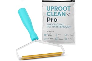 Uproot Clean Uproot Cleaner Pro Pet Hair Removal Tool - Special Dog Hair Remover Multi Fabric Edge and Carpet Rake Cat Fur Remover for Couch, Pet Towers, Rugs, Cat Mats and Trunks & Much More