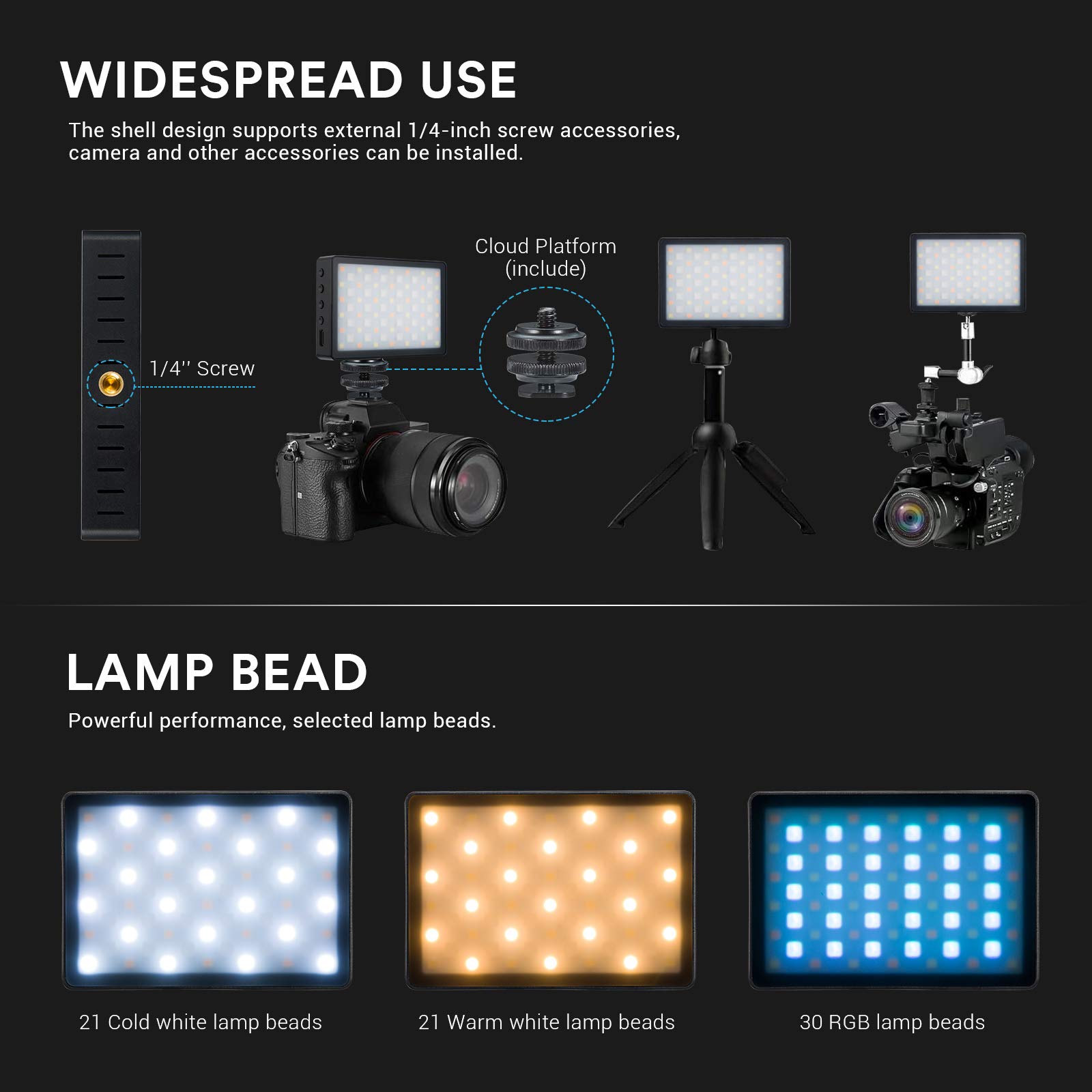 INSSTRO C2 Mini RGB LED Video Light, 0-360 Full Color RGB Light with Diffuser for Camera Camcorder, Rechargeable Pocket Size Video Light with 2500k-8500k Color Range, Support CCT/HSI/RGB & SECEN MODE