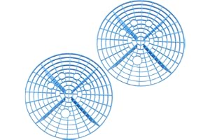 Auvotuis 2Pcs Car Wash Bucket Insert Dirt Guard Insert, Fits 12 Inch Diameter or 3-5 Gallon Bucket, Grit Guard Insert for Automotive Detailing and Cleaning, Car Accessories (Blue)