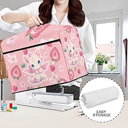 Yaparuogr Axolotl Print Sewing Machine Covers