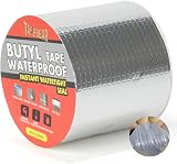 TAPEBEAR Butyl Tape 100mm x 5m Waterproof Sealant 12 Rolls Silver view 2