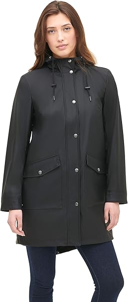 levi's men's rubberized rain parka jacket