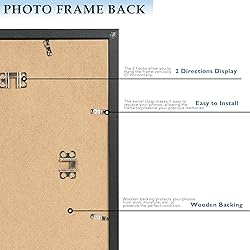 QOTIB Wood 14x19 Picture Frame Black for Wall