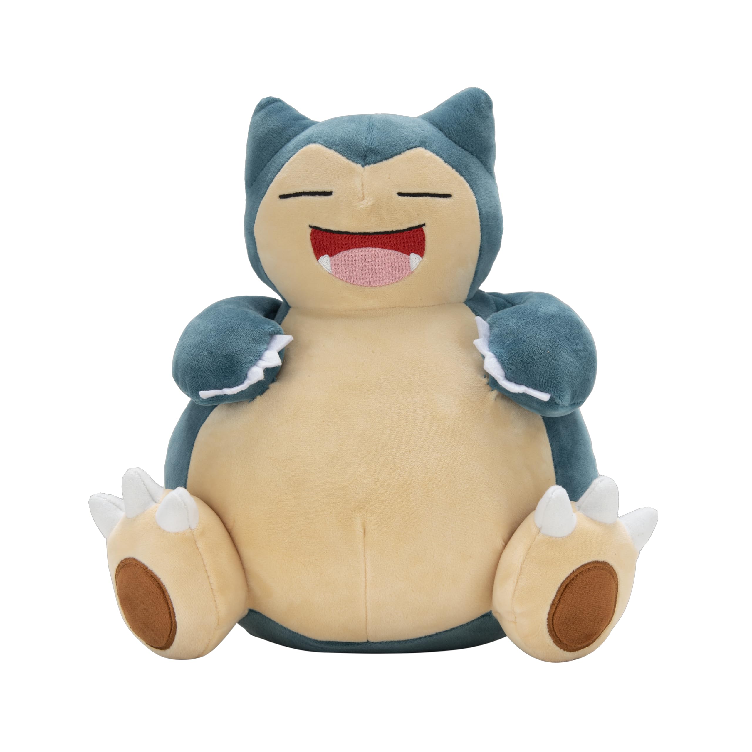 Pokemon 12" Large Snorlax Plush - Officially Licensed - Generation One - Authentic 12-inch Soft Stuffed Animal Toy Figure - Holiday Christmas Stocking Stuffer Gift for Kids, Boys, Girls - 2+ Image
