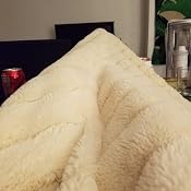 Coperta Home Soft Things Boon Herringbone, 152x203 Cm, Burnt Orange, Morbida Con Fodera Sherpa - 4