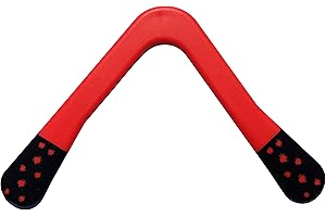 Red Starlight Boomerangs - Real Aerodynamic Boomerangs from Australia. Designed for Right Handed throwers 8-12 Years old.