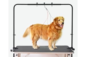 SHELANDY Overhead pet Grooming arm/Bars with Clamps Ideal for Dog Bathing & Grooming