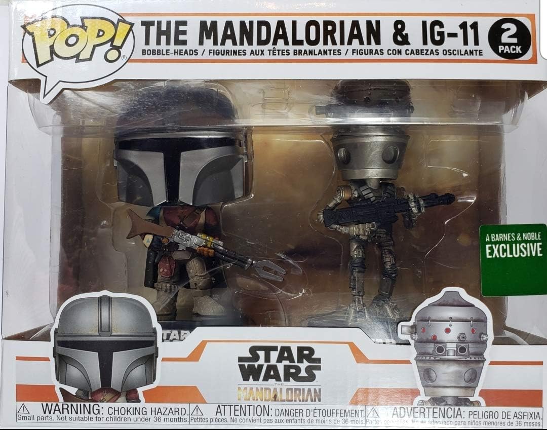 Amazon Com Funko Pop The Mandalorian Ig 11 2 Pack Barnes
