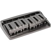 GOTOH 510FX-6 6-String Fixed Bridge CNC Machined w/Steel Saddles - Cosmo Black
