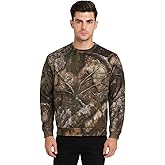 Bell Rangers Realtree APX Camouflage Crewneck Pullover Sweatshirt Premium Dura Polyester Fleece Performance for Men and Women