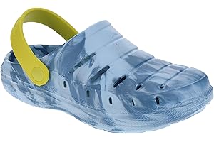 RUGGED SHARK Molded Clog for Men, Women, Little Kids, and Big Kids, EVA Molded Clogs