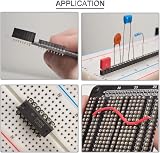 Youmile 20pcs 2.54mm Round Female Header 40pin Socket Tinned 1x40P 0.1" Single view 7