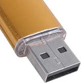 Peowuieu 64MB USB 2.0 Flash Drive Pen Drive U Disk Golden PC TV 53mm view 6