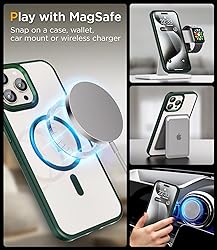 SUCGLES for iPhone 15 Pro Case with