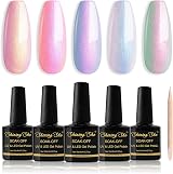 Shining She Pearl Gel Nail Polish 5 Colors 8ml Soak Off UV/LED Mermaid Shell view 6