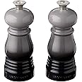 Le Creuset Petite Salt and Pepper Mill Set, 5" x 2" each, Oyster