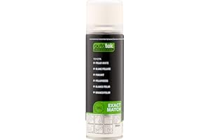 Autotek Professional Exact Match Car Spray Paint, Toyota Polar White Aerosol Spray, 300 ml