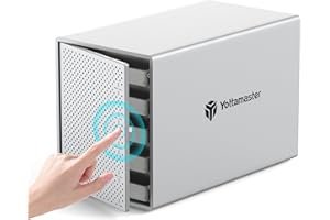 Yottamaster 5 Bay External Hard Drive Enclosure, Aluminum USB3.0 3.5" HDD Enclosure for 3.5 & 2.5 Inch SATA HDD/SSD, Support 