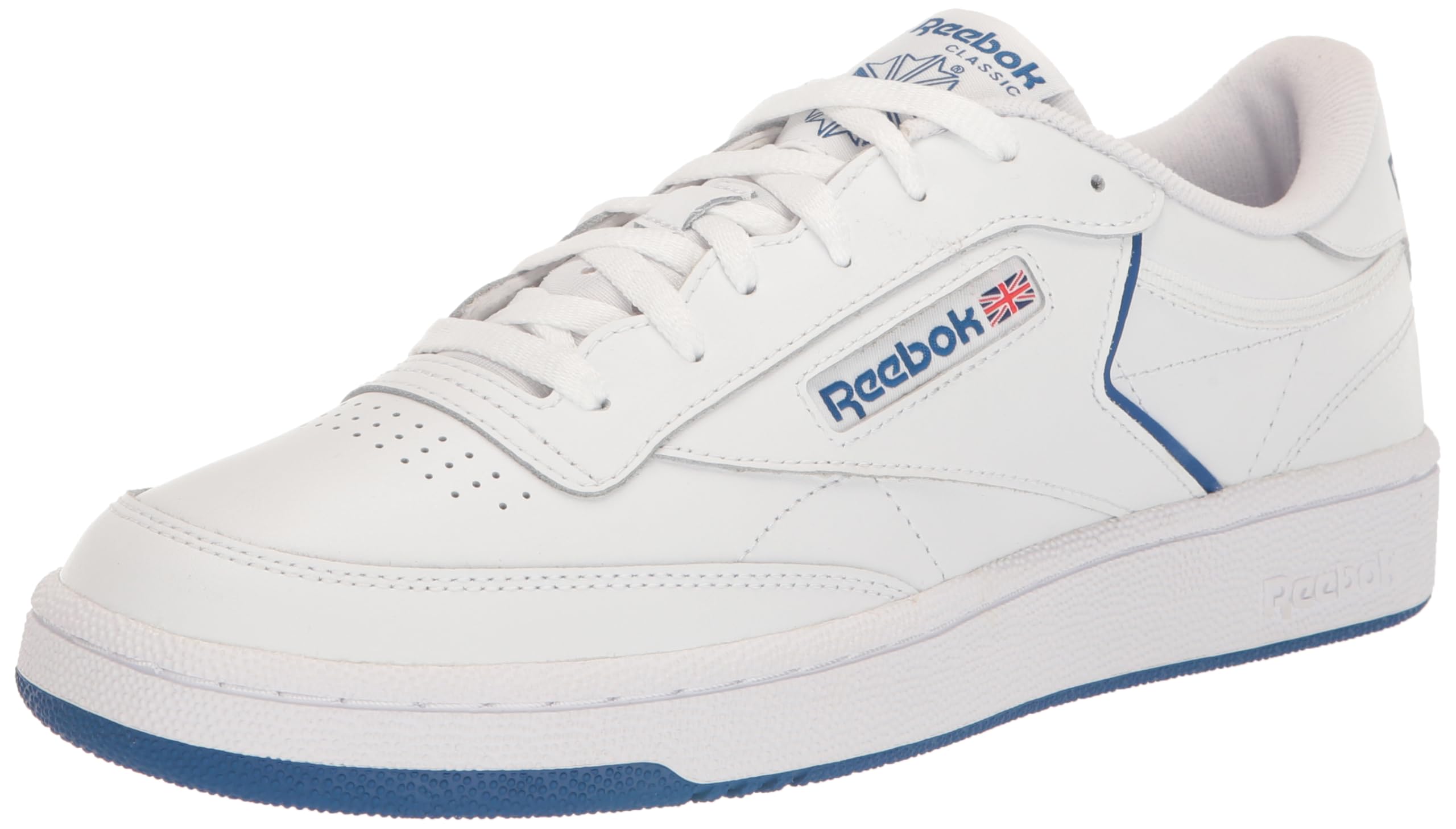 Reebok Men's Club C 85 Sneaker,White/Vector Blue,5.5 Image