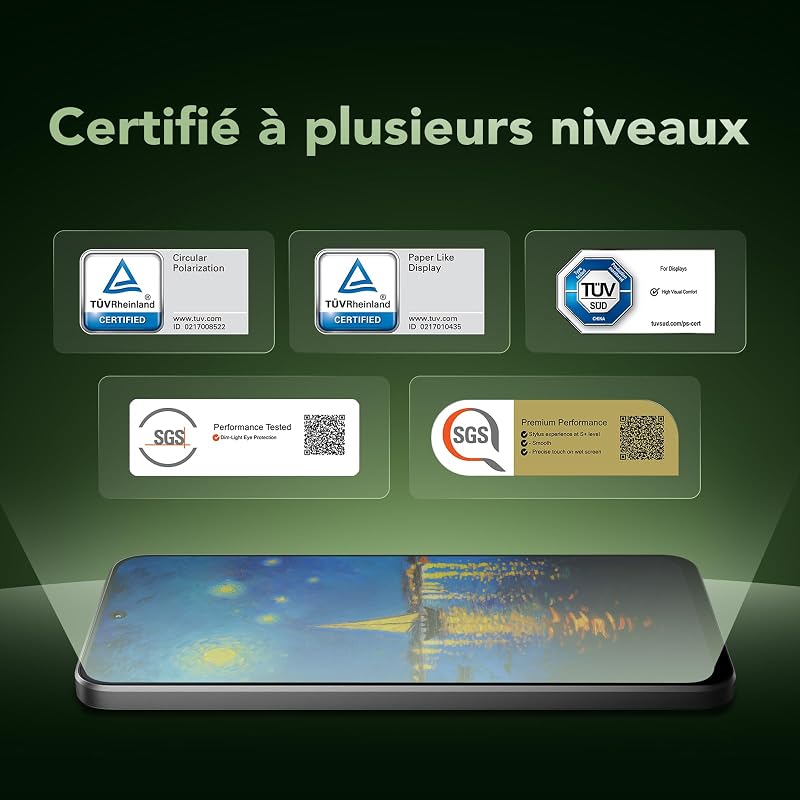 Smartphone Android NXTPAPER 60 Ultra 5G, écran FHD+ 7,2 Pouces, 12 Go de RAM + 512 Go de ROM, téléphone respectueux des Yeux, Couleur Noir nébuleuse,avec Coque à Rabat et Stylet