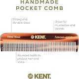 KENT 112mm Handmade Pocket Comb - Fine Tooth Styling for Fine Thinning Hair Wet view 4