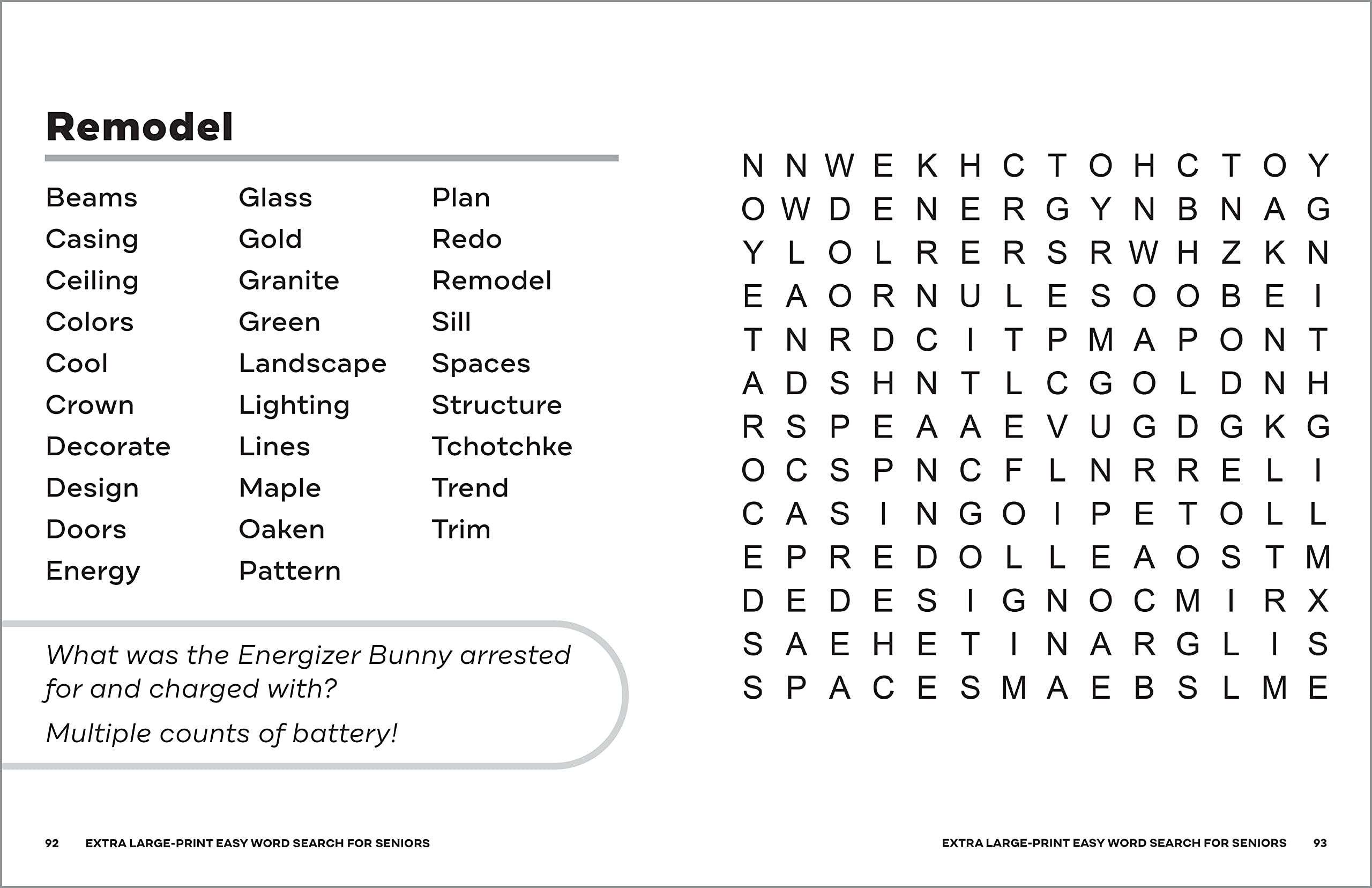 amazon com extra large print easy word search for seniors 9781638074878 press rockridge books