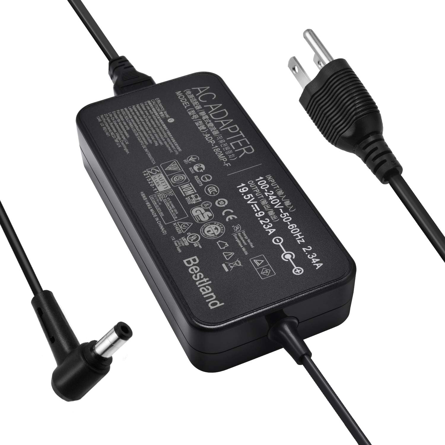 180W 19V 9.23A (Compatible 120W Laptop Charger for Replacement Compatible ASUS ROG GL502 Q550LF N550JV F554LA GL551JM GL551JW GL771JM R500VJ R510CA R700VJ X750JB N550JX N750 X550JK G50 G51J Series