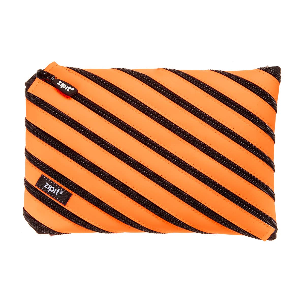 ZIPIT Neon Big Pencil Case, Orange
