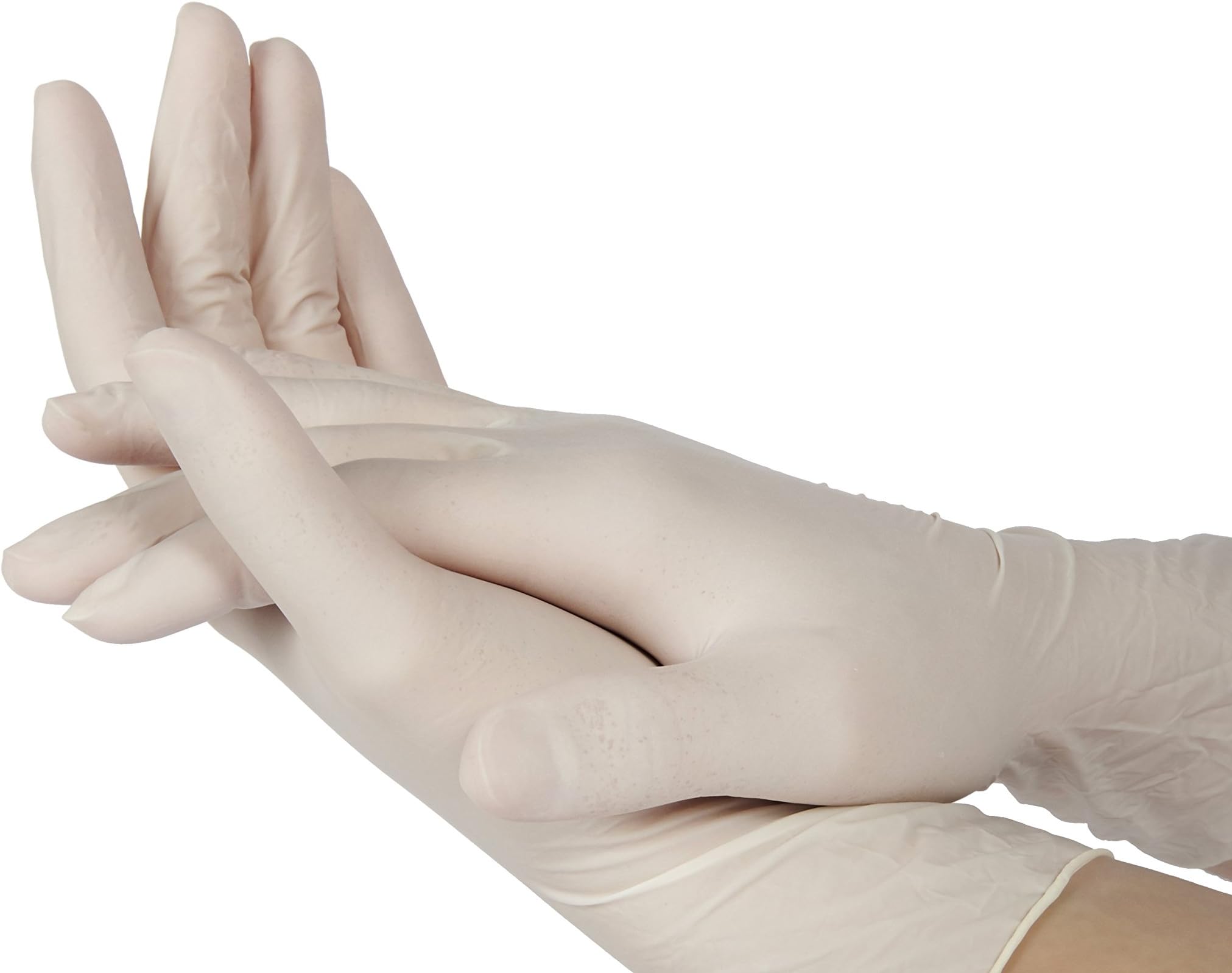 Perfetto Latex Gloves Pack of 100 Pieces Perfect LargePowder, Bianco, One Size