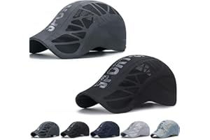 Aeromesh Sport Cap, Stretch Running Hat, Quick Dry Mesh Stead Hat with Adjustable Fit for Men & Women