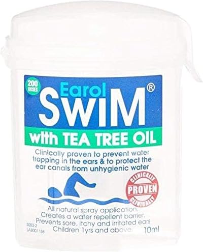 Earol Swim Olive Oil Tea Tree Ear Spray 10ML Prevents Water Trapping Infections