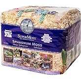 SuperMoss (22325) Orchid Sphagnum Moss Dried, Natural, 1 Pound Mini Bale