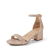 DREAM PAIRS Womens Low-Chunk Low Heel Pump
