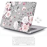 iCasso MacBook Air 13 Inch Case 2020 2019 2018 Release A2237 M1/A1932/A2179 with Retina Display Touch ID, Durable Hard Plasti