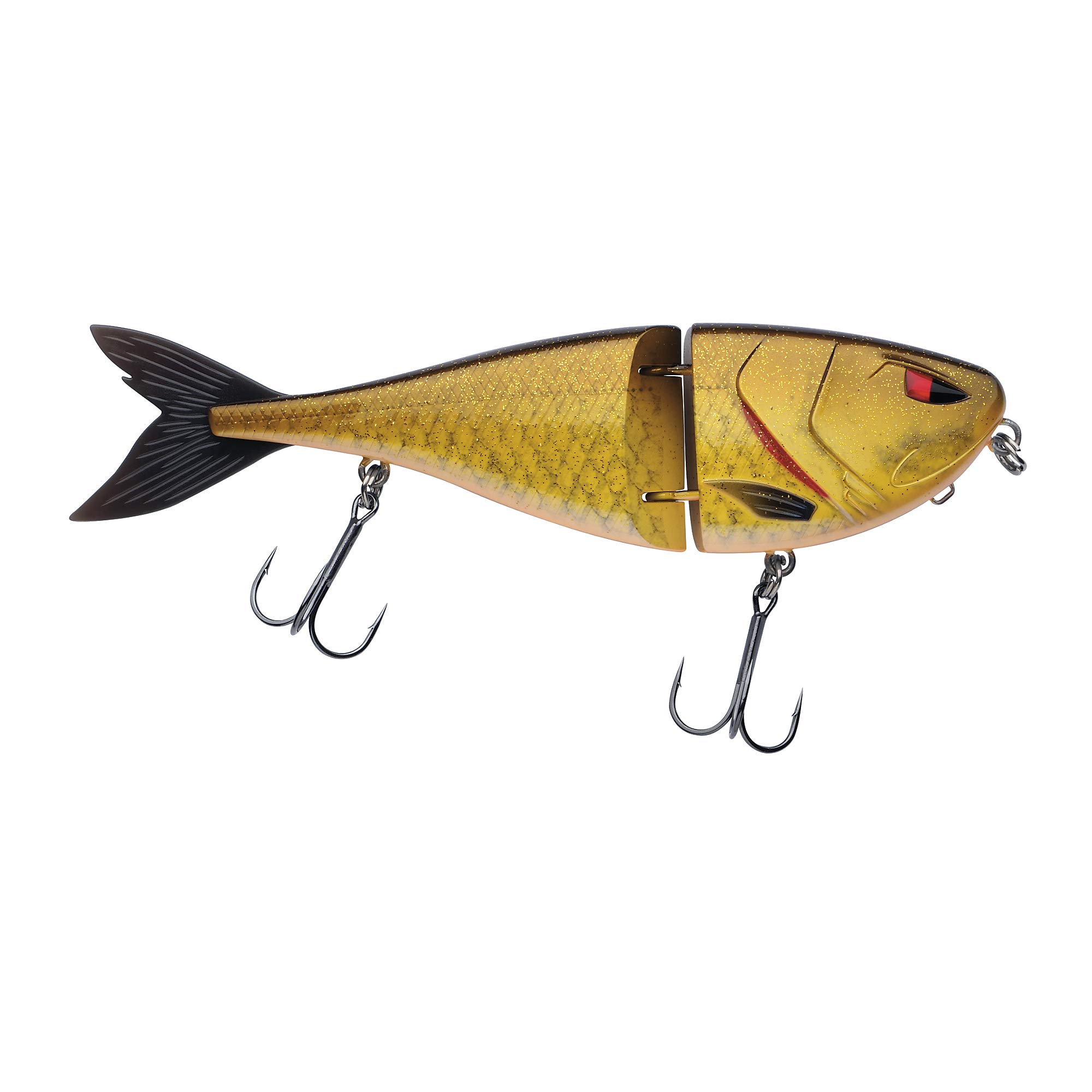 Berkley Zilla Jointed Glider, Fishing Hook, Hard Lures, Slow Sinking Glide Bait with Fusion 19 Treble Hooks, extreme Loud Rattle, Lead Free PredatorFishing, Pike, Unisex, Rudd, 80g | 180mm