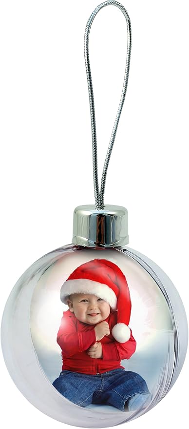 Palle Di Natale.Adventa Palline Di Natale Personalizzate Confezione Da 4 Amazon It Casa E Cucina