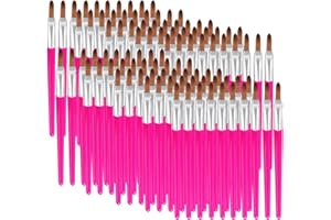 FantasyDay Disposable Makeup Lip Brushes - 100pcs/Set Mini Lip Applicator Eyeshadow Wands, Portable Lip Gloss Brush for Easy Evenly Applying Lip Makeup No Shedding #6