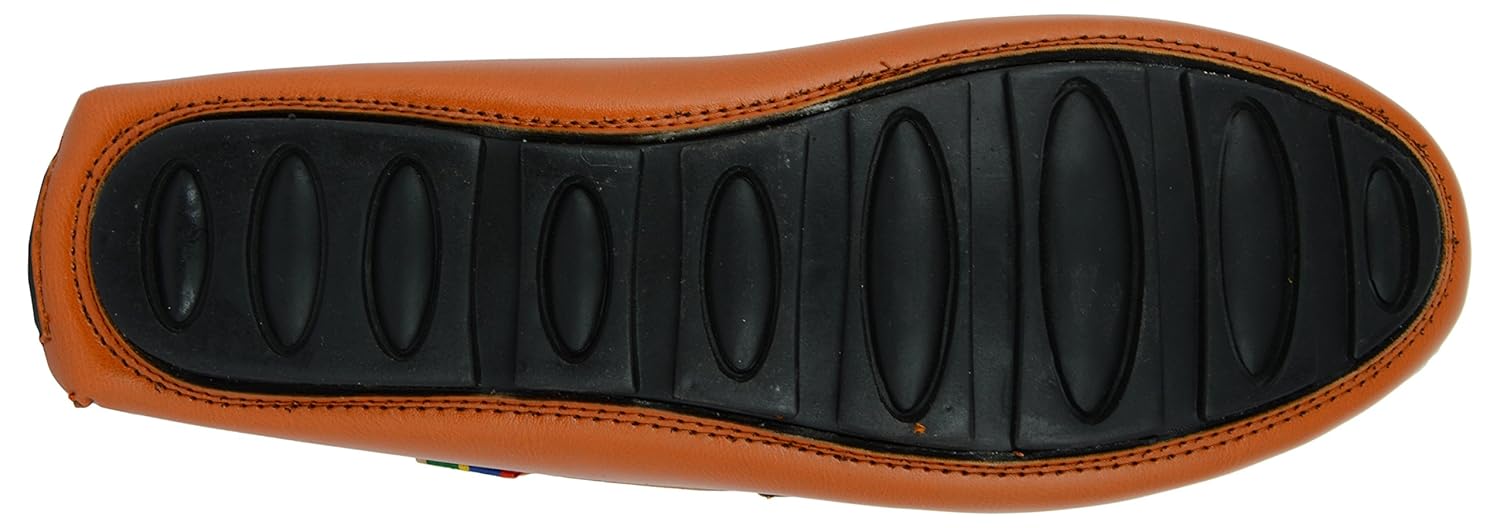 alestino unisex aorfeo cat drift tan loafers-10 uk/india (44 eu)(l07 10)