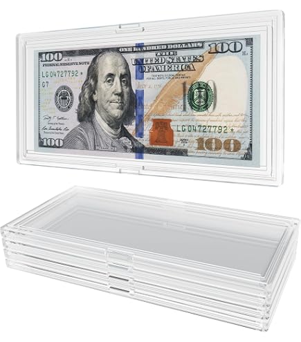 Amazon.com : IEEK Acrylic Dollar Bill Display Case Dollar Frame
