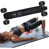 Hip Thrust Belt for Glute Workout – Heavy Duty Weight Lifting Belt for Dumbbells, Barbell, Kettlebells – Adjustable Squat & Hip Thrust Equipment for Home Gym Women & Men